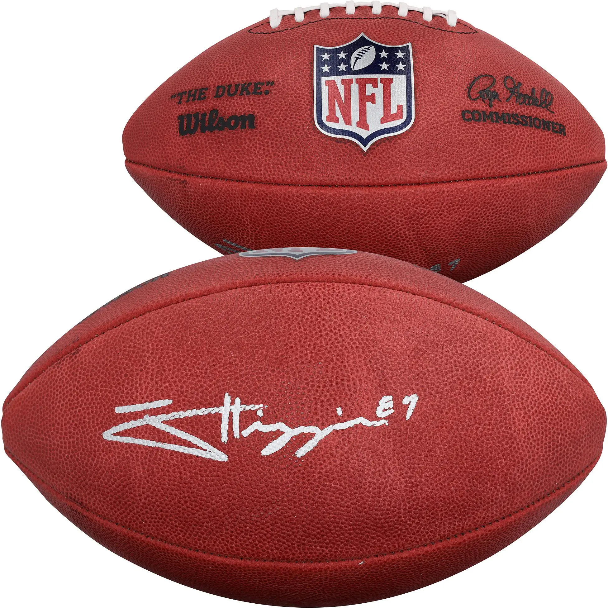 Jayden Higgins Houston Texans Autographed Duke Full Color Football - Fanatics Authentic Certified