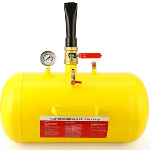 Bead Blaster - 10 Gallon Tire Bead Blaster,85-116PSI Heavy-Duty Air Tank for Car, Truck, ATV, UTV & Motorcycle – with Pressure Gauge,All Steel Structure & Ergonomic Handle