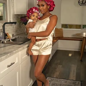 Mini Silk Bonnet -  Prevent Hair Breakage + Promote Growth for your Toddler