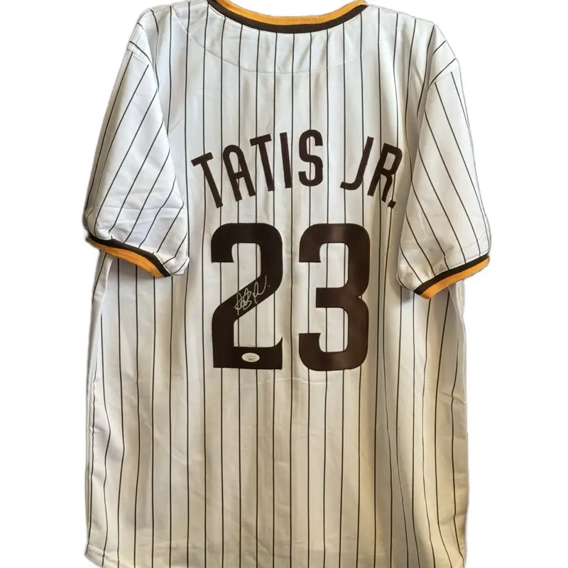 Fernando Tatis Jr. Autographed Padres Baseball Jersey #23 Sports