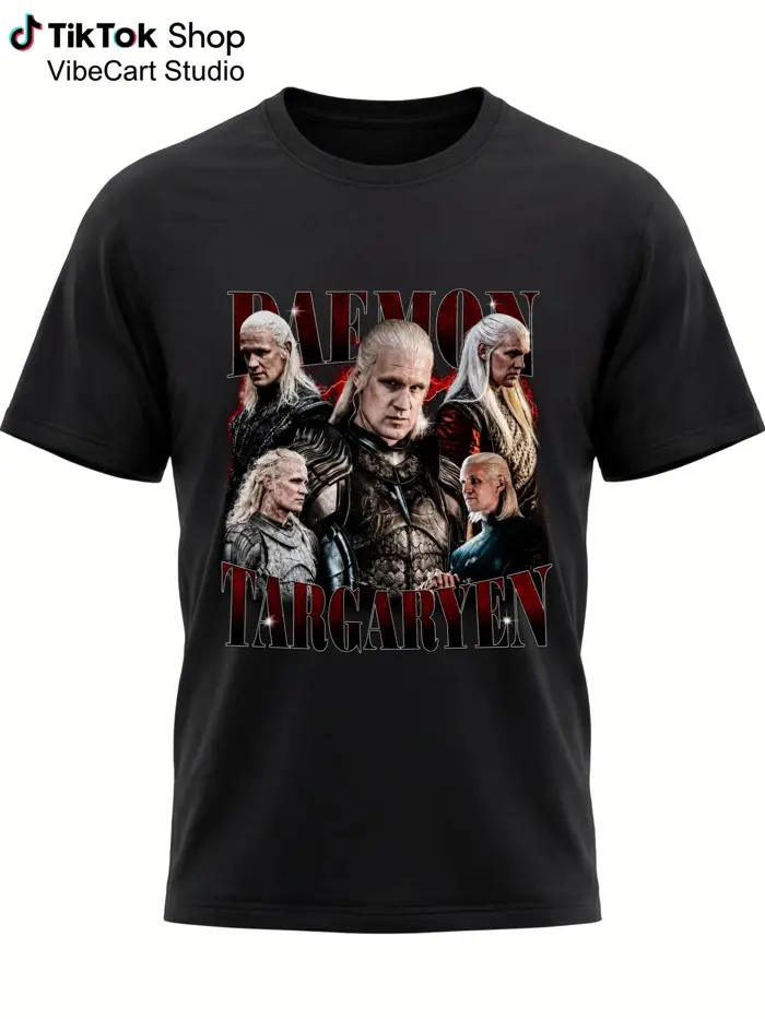 Silver Haired Rogue Prince Tshirt, Dark Medieval Warrior Graphic Tee, Royal Dragon Kingdom Shirt, Fantasy Character Gift