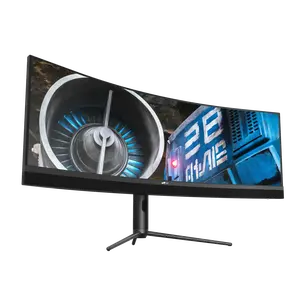 Dual QHD 45" Curved Monitor with 32:9 Aspect Ratio 1500R Curvature for Stunning Panoramic Views