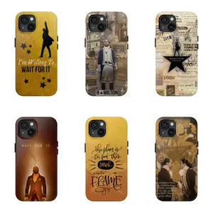 Hamilton V4 - An American Broadway Musical Protective Accessory Phone Case for iPhone 12/13/14/15/16/17 Pro Max/Pro Plus, Durable Smartphone Cellphone Handheld Devices Cover, Ideal Holiday Gift for Friends