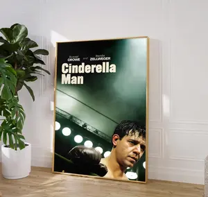 Cinderella Man Poster, Russell Crowe, Retro Poster, Vintage Poster, Gift for Him, Ron Howard, Wall Art, Gift Idea, Home Decor, Movie Lovers