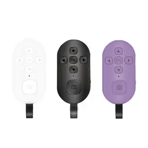 Trending Bluetooth Remote Controller for Phone for Selfie Shutter Live Stream Like Page Turner, Wireless Phone Video Recorder iOS Android Compatible over-ear intelligent control Charging Case with Cleaning Kit Portable Karaoke Speaker LED Lights house box