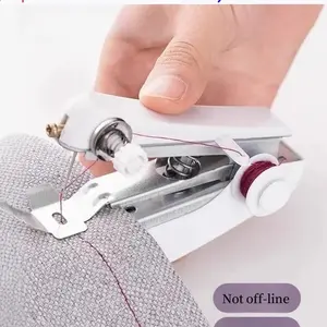 Manual Sewing Machine Portable Mini Multi-Functional Handheld Tailor Sewing Tool Compact & Easy-to-Use for Beginners & Experienced Sewers