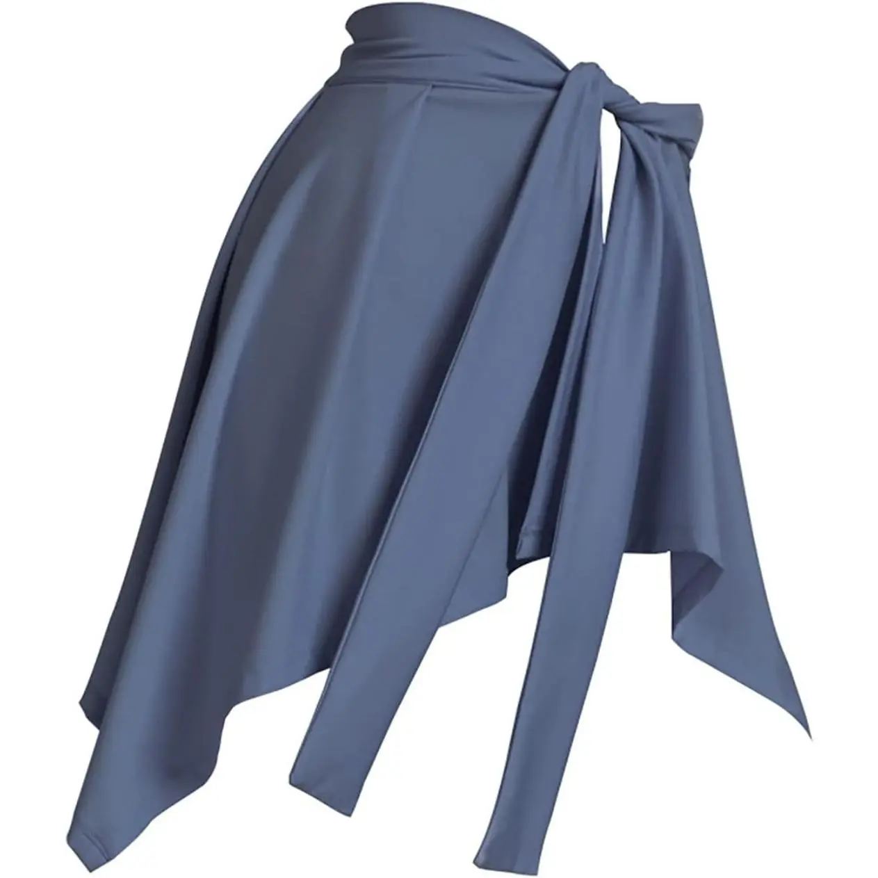 Women's One Piece Straps Yoga Skirt Tennis Ballet Jogging Cover Up with Tie Up, High Waist Athletic Skorts for Workout