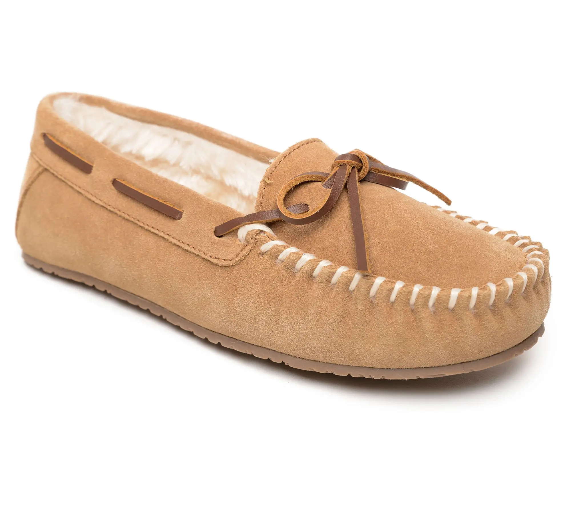Minnetonka Women's Comfy Moc Suede Moccasin Slippers Minnetonka Women's Comfy Moc Suede Moccasin Slippers