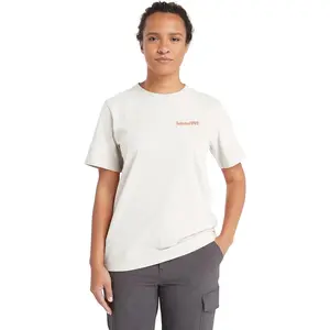 Timberland PRO Women's Core Short Sleeve T-Shirt, Vintage White