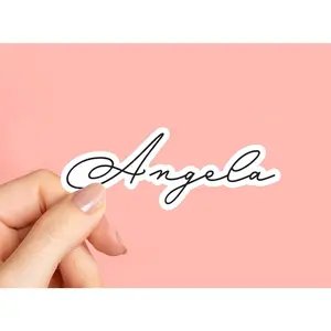 Custom Name Stickers, Waterproof Name Decal, Water bottle sticker, Personalized Name Sticker