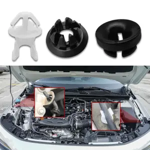 Hood Prop Rod Holder Clips 3PCS Engine Hood Support & Stay Clips 91503-SS0-003 Rod Grommet Clips Compatible with Honda Accord, Odyssey, Acura TSX