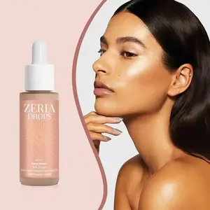 ZERIA DROPS Sunless Tanning Drops – Natural Melanin Booster for Glowing Skin | Moisturizing Bronzer for Face & Body, No Sun Damage Moisturizer Cosmetic