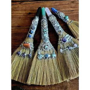 Crystal embedded Broomsticks, Crystal Charmed Besoms