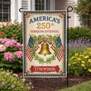 Celebrate 250 Years of USA Independence with a Garden Flag that Stands for the Flag, Kneels for the Cross of Christian Faith, Patriotic 4th of July Decor, Eagle Symbol, God Bless America, Outdoor Flag, Gift for American Patriots