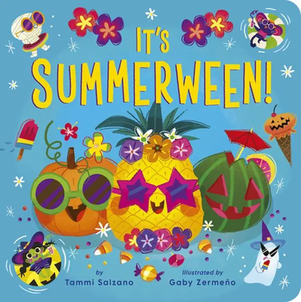 Gravity Falls: It's Summerween! English Illustrated Board Book by Tammi Salzano (Tiger Tales) - Children's Literature & Art Book, Celebrates Summerween and Halloween, Introduces Numbers 1-10, 0.7lbs, 7in H x 7in L x 0.7in W, Introduces Numbers 1 Through 1