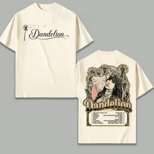 Ella Langley Dandelion Album Vintage Oversized Graphic T Shirt – Country Music Aesthetic Floral Retro Design, Tracklist Back Print, Soft Heavy Cotton Unisex Tee, Western Style Casual Streetwear Top, Gift for Ella Langley Fans