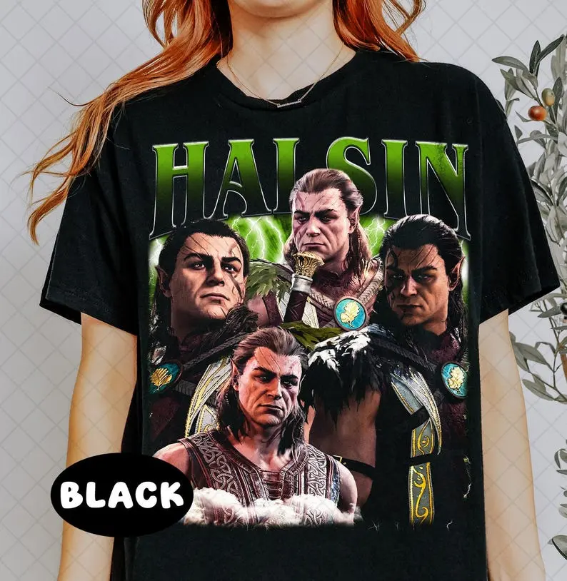 Limited Halsin Baldurs Gate 3 Vintage Shirt, Tee Graphic T-Shirt, Gift For Women and Man Unisex T-Shirt