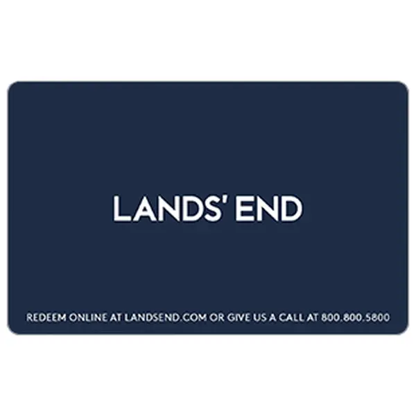 Lands' End eGift Card - Redeemable for Classic American Apparel, Outerwear, Home Goods & Multiple Values Offline Service