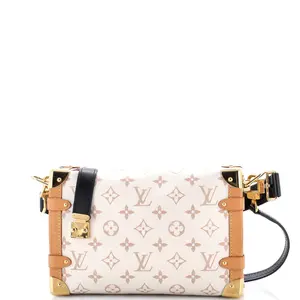 Pre-owned Louis Vuitton Canvas Coated Shoulder Bags Side Trunk Handbag Monogram Dune Canvas MM by Rebag