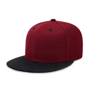 Chokolids - Flat Bill Visor Classic Snapback Hat Blank Adjustable Brim High Top End Trendy Color Style Plain Tone Baseball Cap