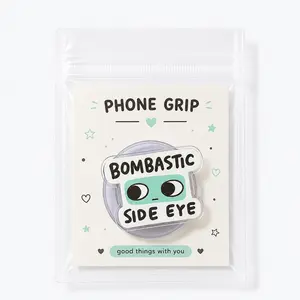 Bombastic Side Eye Phone Grip Funny Meme Phone Holder Magnetic Phone Stand for iPhone Android Viral Internet Humor Gift Accessory