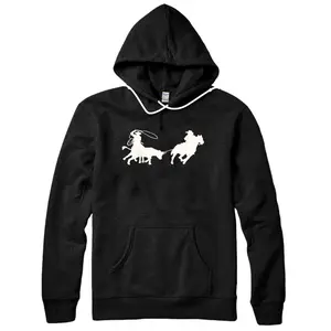 Personalized Team roping Pullover Hoodie