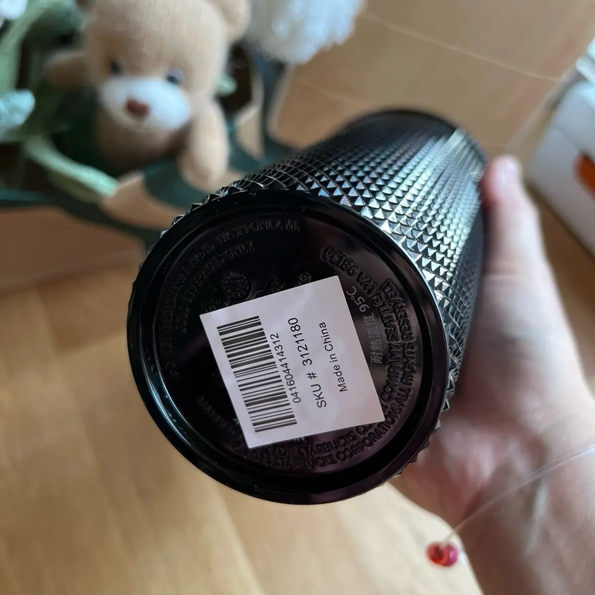 Starbucks Overseas metallic classic dark green or Black Venti studded  tumbler - TikTok Shop