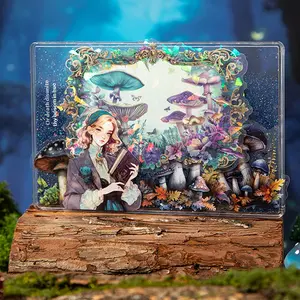 Oversized Sticker Pack 10 Sheets Per Pack, Magic Galaxy Shell Light Anime Cute Family Scrapbook Phone DIY Decoration Gift Smartphone Accessories