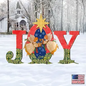 Joy Angels Outdoor Nativity Set  by G. DeBrekht - Nativity Holiday Décor - 8121455F-S3M