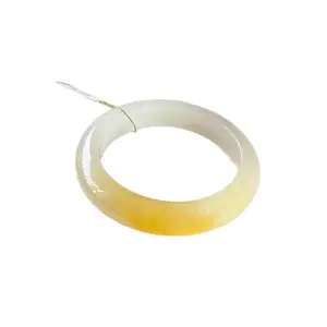 High-transparency ice jade bracelet, ice jadeite, yellow jadeite, golden silk jade, Yutai green quartzite