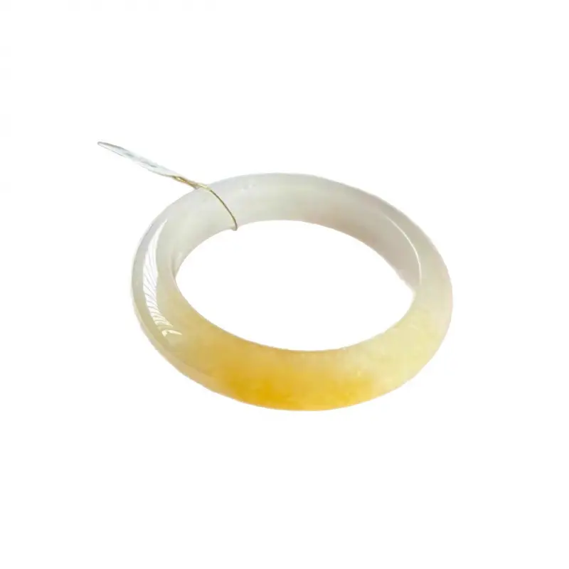 High-Quality Translucent Round Sugar Jade Bracelet - Unisex Adult Collectible Rare Gemstones Jewelry, Including Ice Jadeite, Yellow Jadeite, Golden Silk Jade, Yutai Green Quartzite, Adults, Decorative