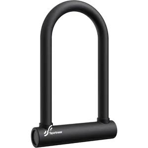Bike Lock - 18mm Shackle Heavy Duty Anti Theft Bike U Lock with 3 Keys - Bicycle U-Locks with Sturdy Mounting Bracket for Road, Mountain, Electric & Folding Bike, Size 9.85''x6.3'' front suspension cycling accessory