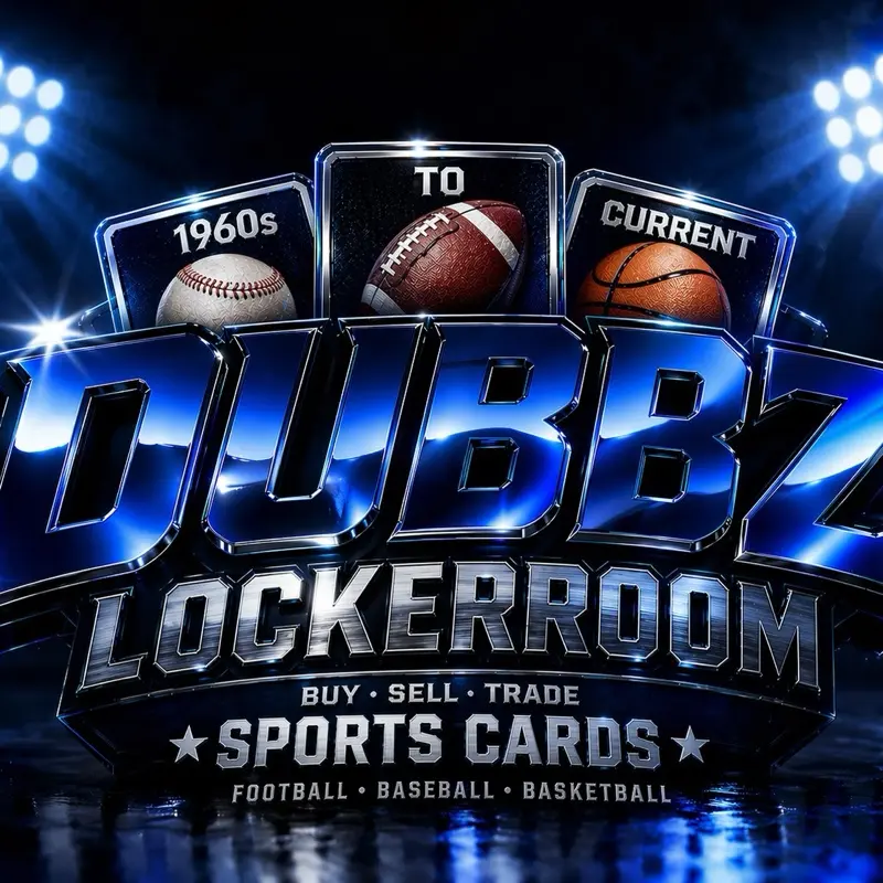 Dubbz Live Auctions Collectible Single Sports Trading Cards - Football, Basketball, Baseball with Auction Bidding Capability, Auction Bidding And Collectible Items