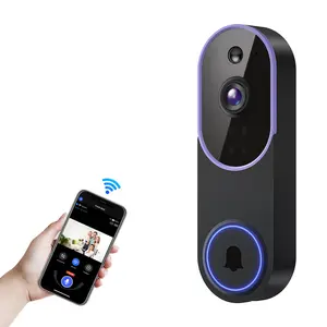 Wireless Video Doorbell Camera, Wifi Doorbell, Battery, Ai Human Detection, Night Vision, Cloud Storage, Two-Way Talk, Home Security System