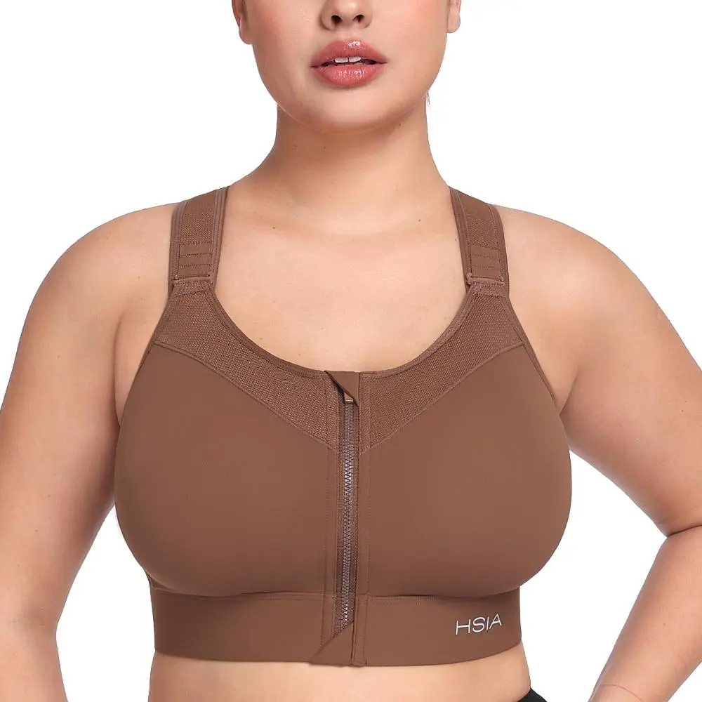 Cocoa Brown-Front Zip