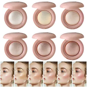 6 Color Galaxy Palette, Long-Lasting, Fine Pearl Finish, Contouring, Brighten Nose Bridge & Collarbones, One Pan Solution, Glow Seeker Highlighter, Makeup Highlighter