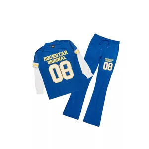 Deston Royal Double Layer T-Shirt/Baggy Pant Set