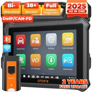 OTOFIX D1 Lite Bidirectional Scan Tool, 2026 Newest All System Automotive Diagnostic Scanner, 38+ Reset Services, FCA AutoAuth, Active Test, CANFD&DOIP，Auto VIN Multilingual OBD2 with Display
