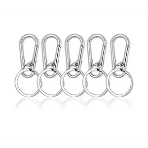 5 PCs Metal Carabiner Keychain Clip Key Ring Clips Key Chain Clip Organizer for Car Key Finder