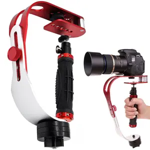 Pro Handheld Video Stabilizer Steady Compatible 1/4 Stud Connector GoPro Cannon Nikon Sony Camera Cam Camcorder DV Smartphone  Rubber Handle Cover,camera shoulder mount,polaroid pictures,dji osmo pocket 3 accessories,Clip,Dslr, Gimbal,Grip,Protection,Lens