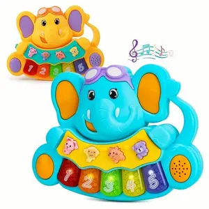 Baby Light Up Piano Music Toy, Hearing Response Ability Toy, Sensory Enlightenment Early Learning Toy Birthday Gift for Baby