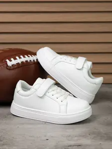 Classic Versatile Kids Preschool Footwear Leather Sneakers, 26-35 Size Unisex, Eva Soft Sole Non-Slip, Daily School/festival Wear