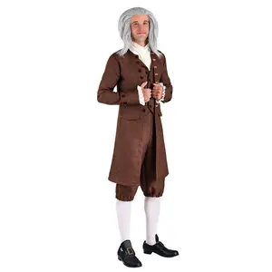 Plus Size Men's Colonial Benjamin Franklin Costume