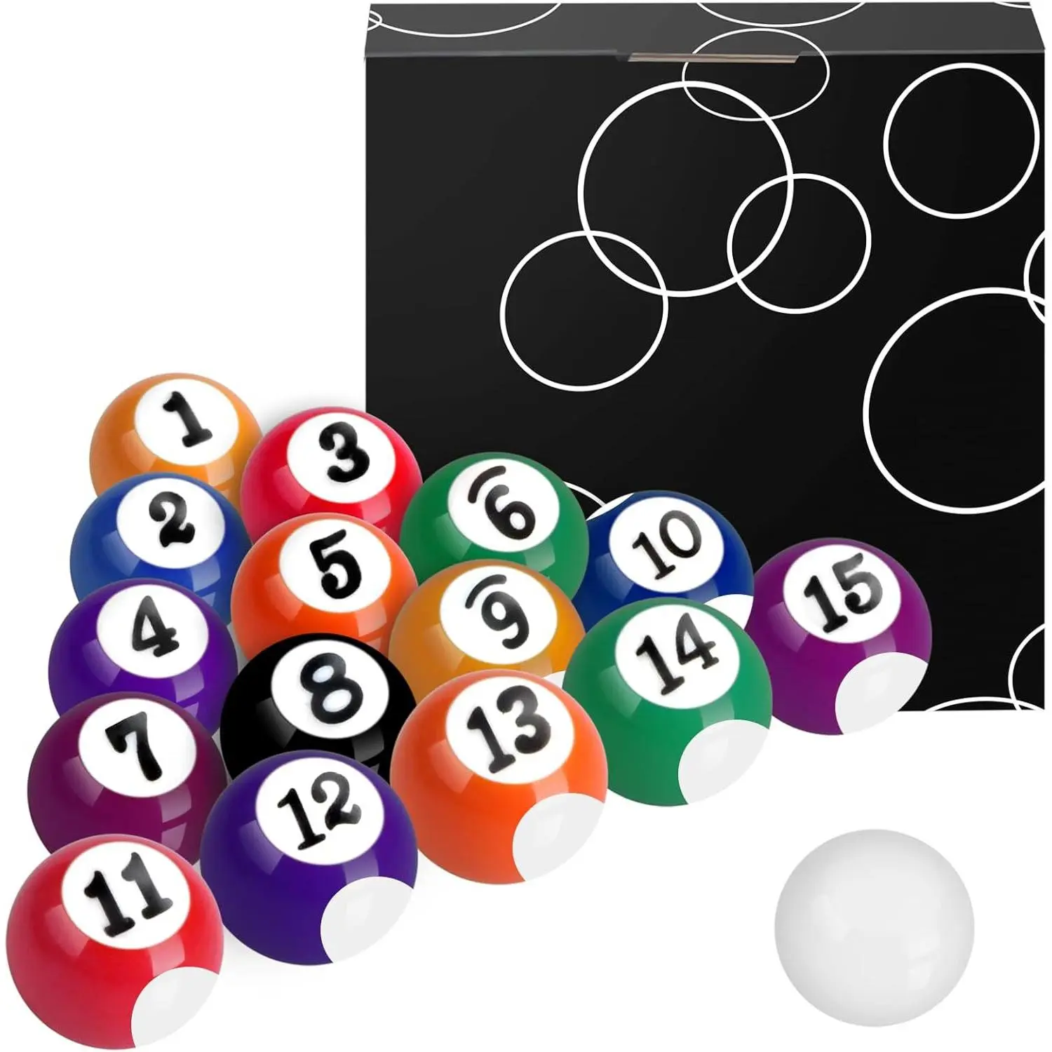 25mm or 32mm Resin Mini Billiard Set