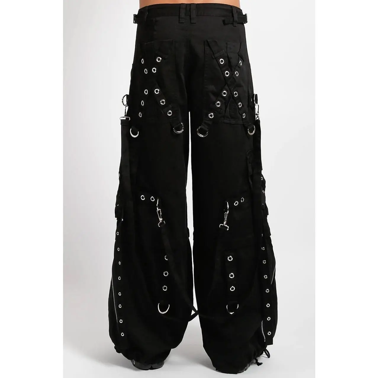Tripp NYC X-Strap Zip Off Pants [BLACK/BLACK] - TikTok Shop