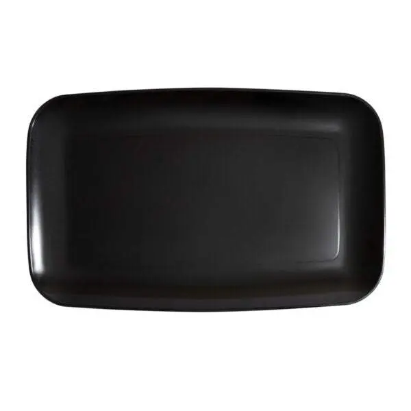 18" x 11" Organic Black Rectangle Serving Dish - 2 Pack