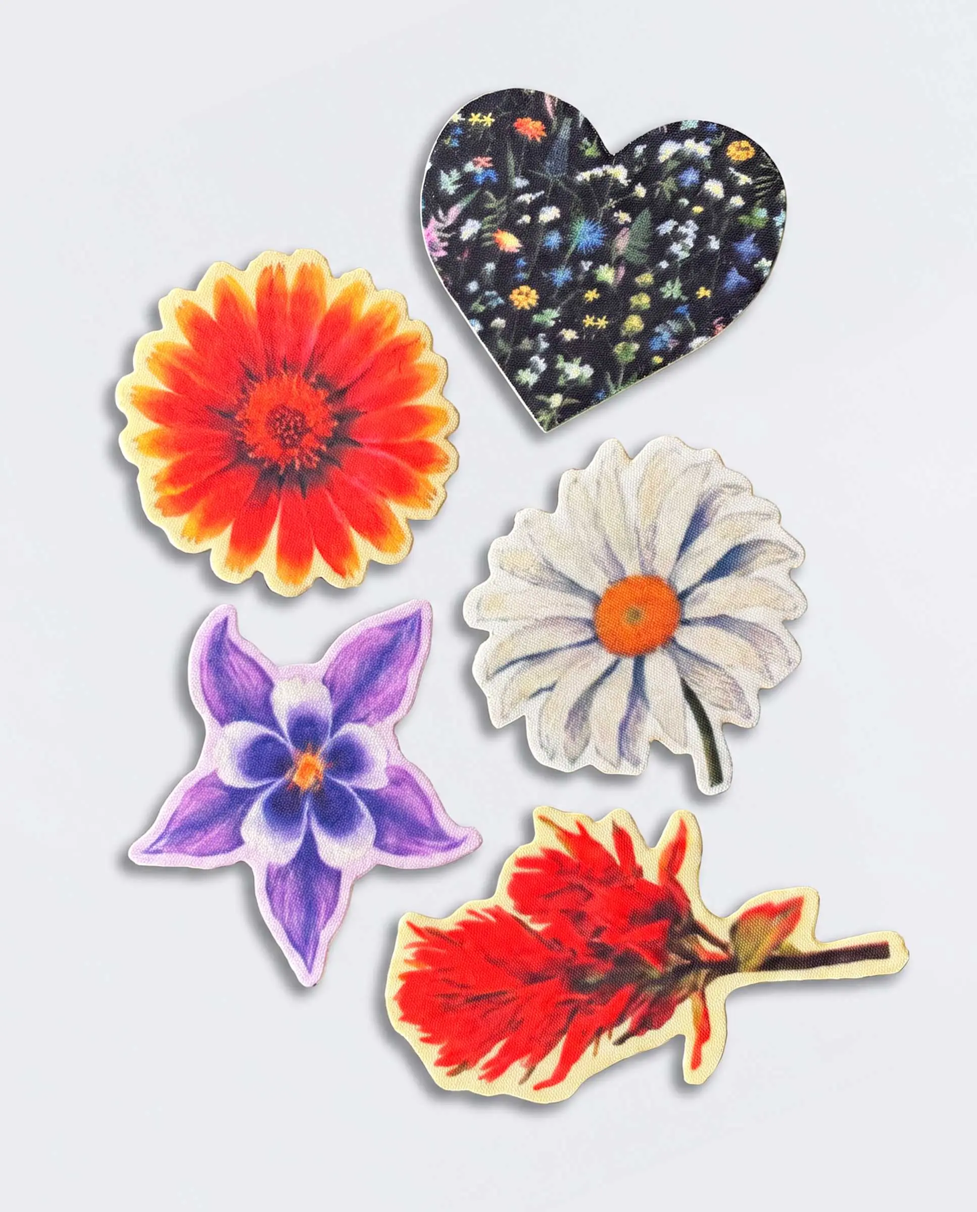 The North Face Unisex Floral Patches 5-Pack