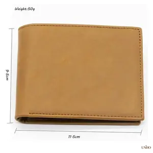 Custom Engraved Leather Bi-Fold Wallet For Men, Ultra Slim RFID Blocking Front Pocket Credit Card Holder, Sentimental Personalized Gift From Parents To Son Or Dad