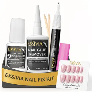 Exsivia Nail Fix Kit – Nail Glue, Remover & Pen Cutics Salon Exsivia Nail Fix Kit – Nail Glue, Remover & Pen Cutics Salon
