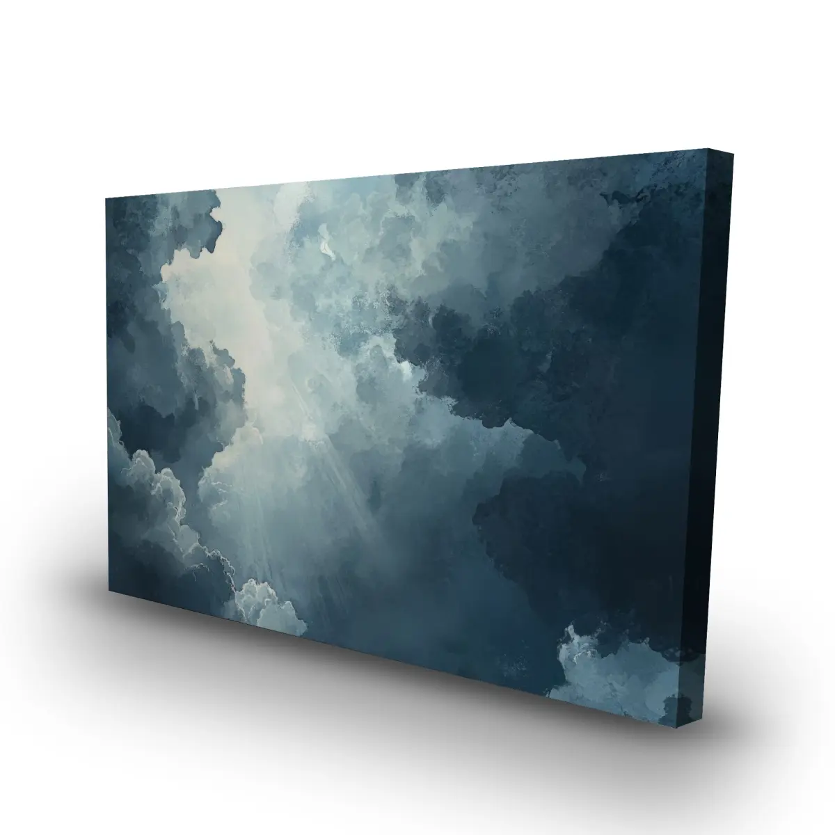 212 MAIN Pictorem C1RC2436V9DEKK 24 x 36 in. High Def Afterglow White Minimalist Art Wall Decor - Photo Print for Home, Bedroom Decoration